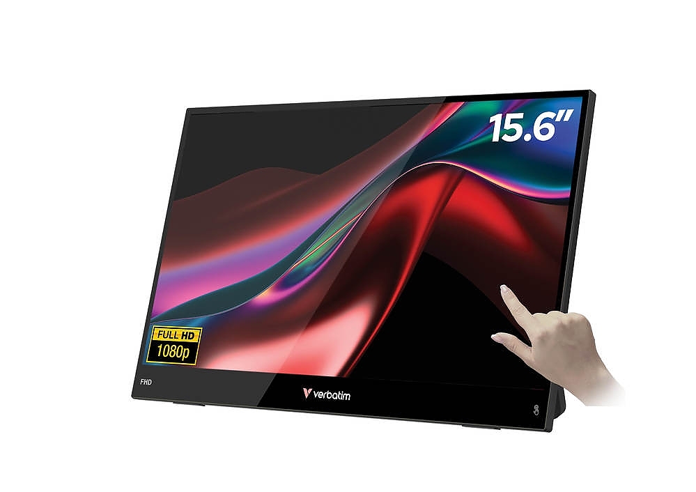 Verbatim Portable 15.6" Touch Monitor LIGHT