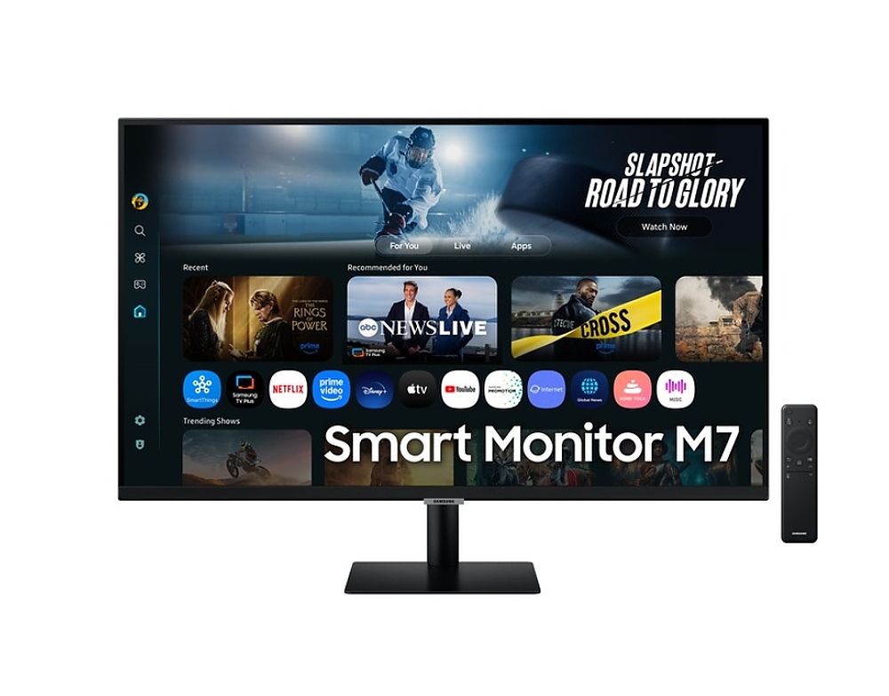 Samsung LS32FM700 32" VA LED, SMART 3840x2160  3xUSB 2.0, 2xHDMI 1.4, Wi-Fi 5, Bluetooth, Speakers, Black