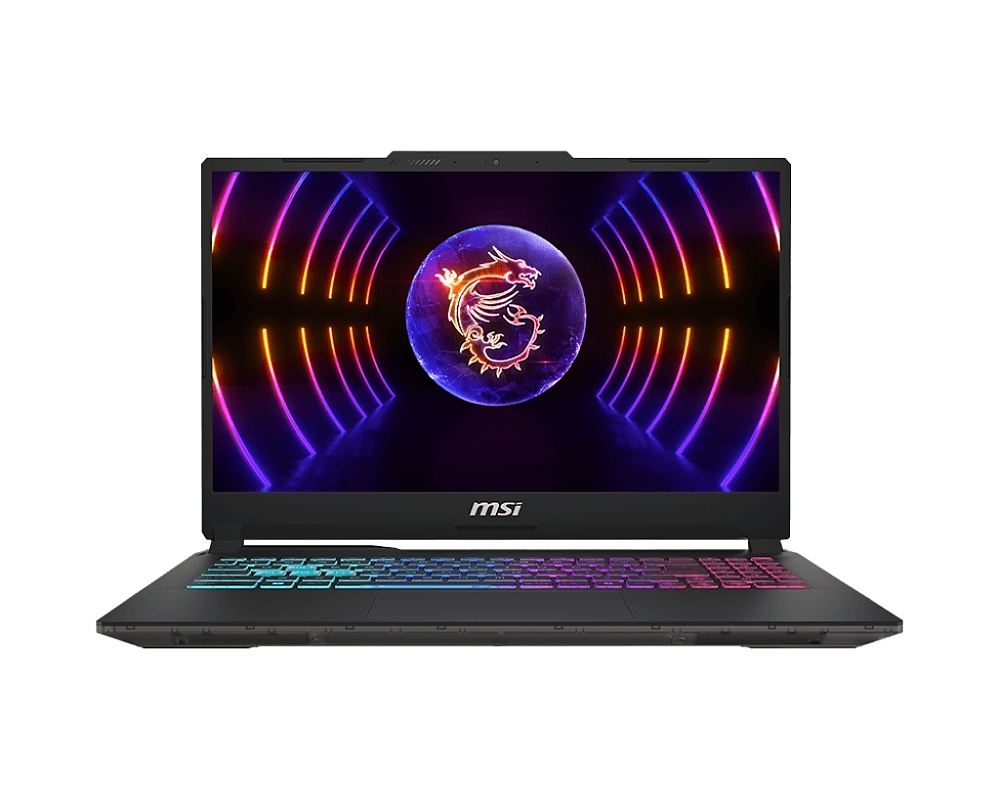 MSI Cyborg 15 A13UCK, i7-13620H (10C/16T, up to 4.90GHz, 24 MB), RTX 3050 4GB GDDR6, 15.6" FHD (1920x1080), 144Hz, IPS-Level, 16GB DDR5 2x8 5200MHz, 512GB PCIe Gen4x4  SSD, Intel WiFi 6E, BT v5.3, 4-Zone RGB Gaming Keyboard, NO OS, 3 cell, 1.98 kg