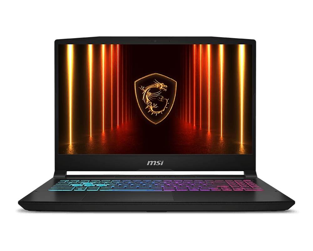 MSI Katana 15 HX B14WEK, i7-14650HX (16C/24T 8P+8E up to 5.2 GHz), NVIDIA GeForce RTX 5050 8GB GDDR7 440 AI TOPS, 15.6" QHD (2560x1440) 165Hz, IPS-Level, 16GB DDR5 2x8 5600MHz, 1TB SSD Gen4x4, Intel WiFi 6E, BT5.3, 4 Zone RGB Kbd, NO OS, 2.4kg