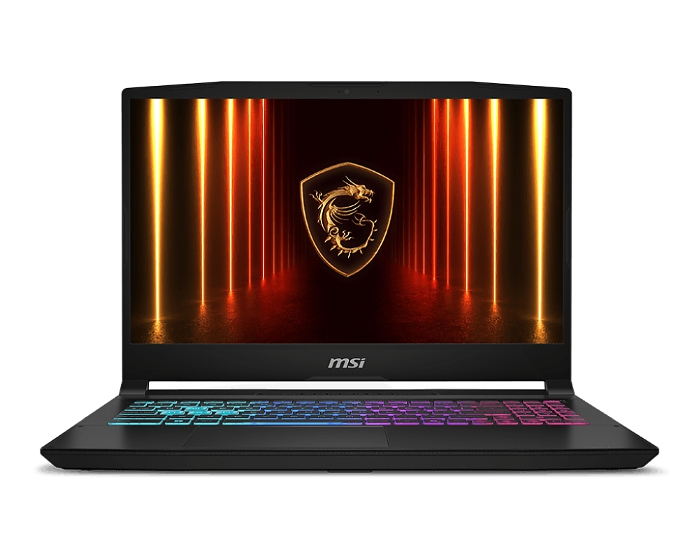 MSI Katana 15 HX B14WGK, i7-14650HX (16C/24T 8P+8E up to 5.2 GHz), NVIDIA GeForce RTX 5070 8GB GDDR7 798 AI TOPS, 15.6" QHD (2560x1440) 165Hz, IPS-Level, 16GB DDR5 2x8 5600MHz, 1TB SSD Gen4x4, Intel WiFi 6E, BT5.3, 4 Zone RGB Kbd, NO OS, 2.4kg