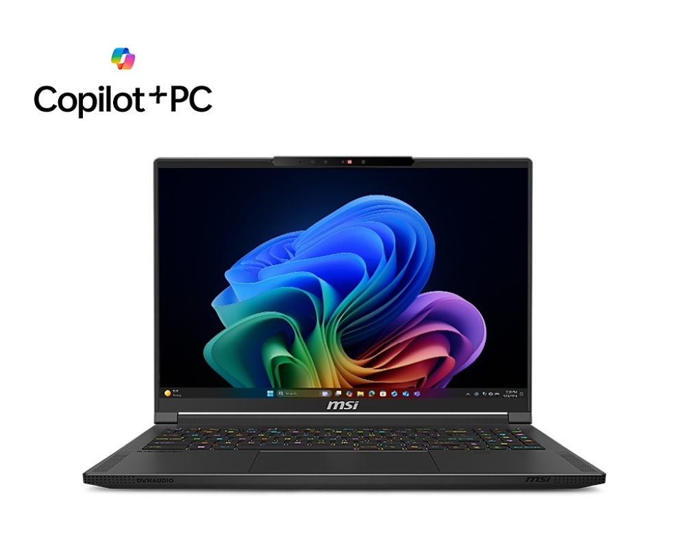 MSI Stealth A16 AI+ A3XVFG, AMD Ryzen AI 9 HX 370 (12C, 24T, Up to 5.1 GHz 24 MB L3) RTX 4060 8GB GDDR6 233 AI TOPS, 16" 16:10 QHD+ (2560x1600) OLED, 240hz, 32GB LPDDR5x-7500, 1TB PCIe SSD Gen4x4, Wi-Fi 7, Per-Key RGB KBD by SteelSeries, Windows 11 Home