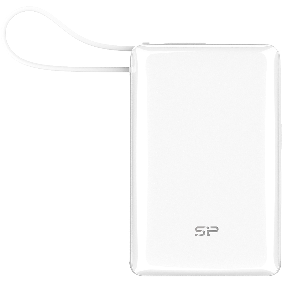 SILICON POWER Power Bank, CP10, 10000mAh, BSMI, PSE, INT., White