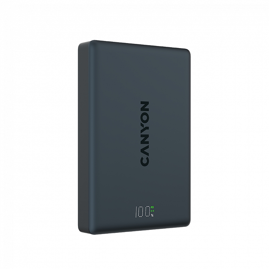 CANYON magnetic power bank OnPower 511 PD20W 10000mAh Aluminium Interstellar Black