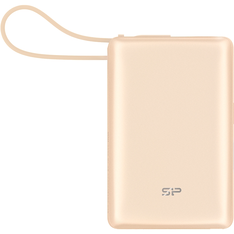 SILICON POWER Power Bank, CP10, 10000mAh, BSMI, PSE, INT., Champagne