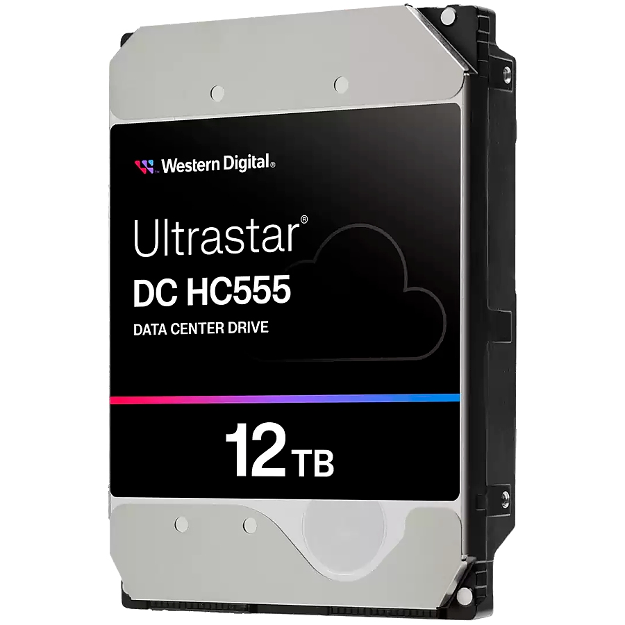 HDD Server WD Ultrastar DC HC555 12TB 512e SE, 3.5", 512MB, 7200 RPM, SATA, NP3, SKU: 0B48720