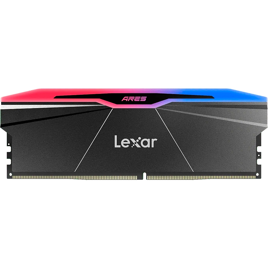 Lexar Ares DDR5 6000 CL28 1.35V Memory with heatsink and RGB lighting,Dual pack, Black Color