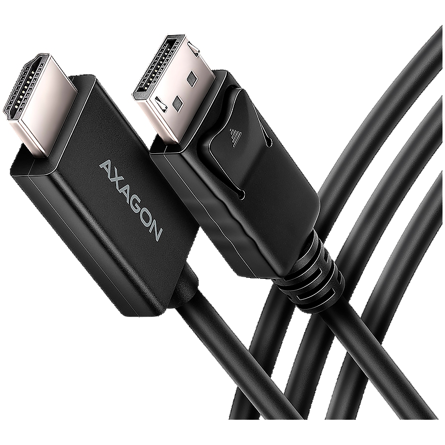 AXAGON RVD-HI20C2 DisplayPort - HDMI 2.0 cable 1.8m 4K/60Hz