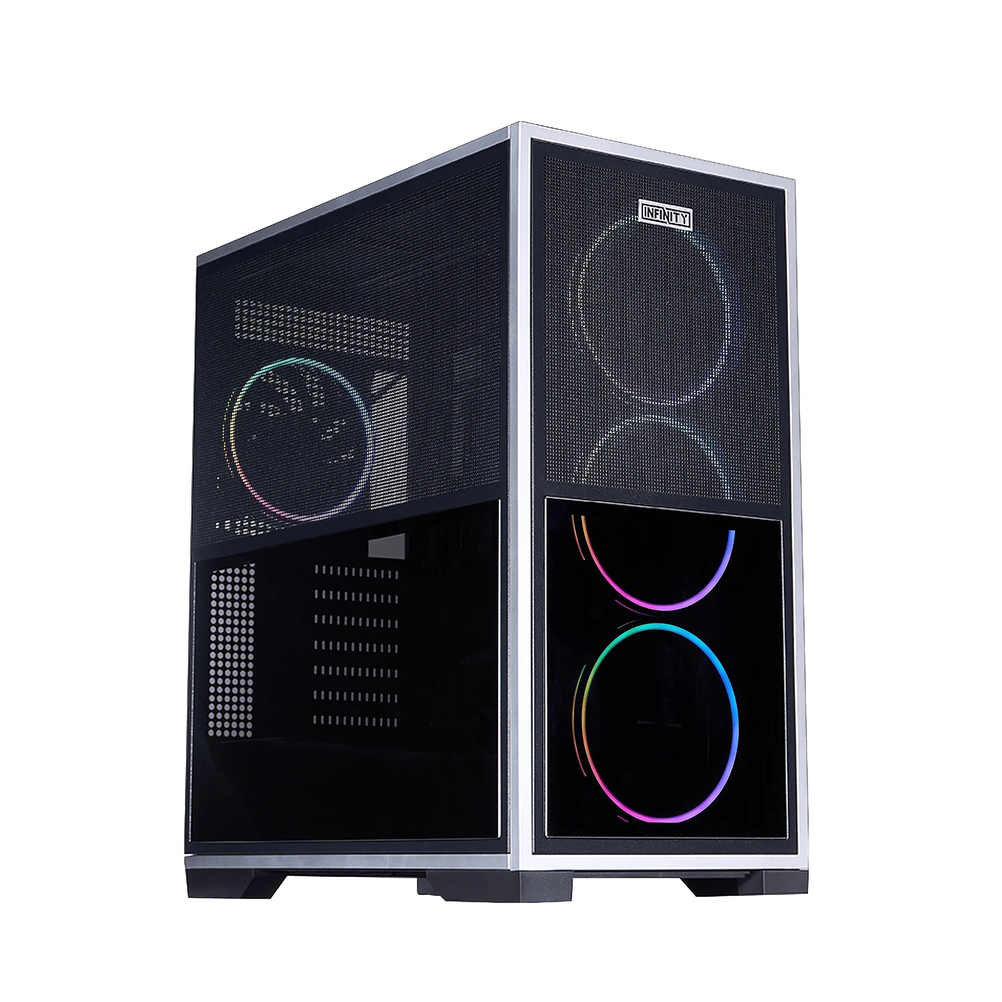1stPlayer кутия Case EATX - IF8 Black - 4 x 140 mm A-RGB fans included, USB-C