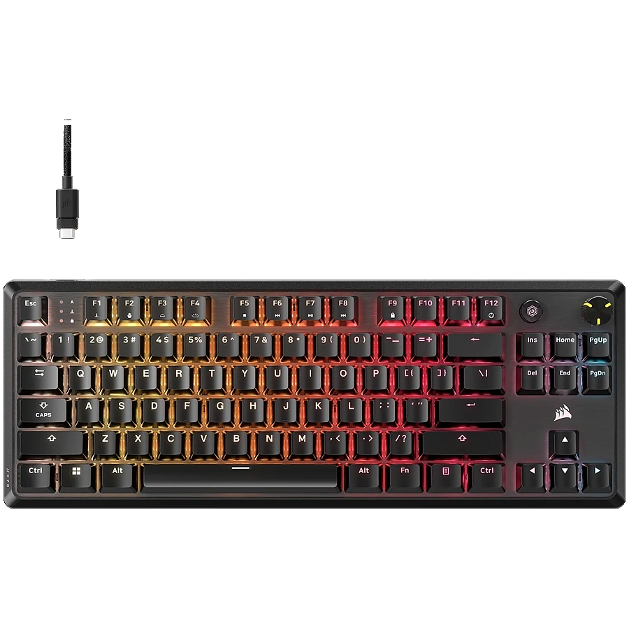 Corsair K70 CORE TKL, Gaming Keyboard, MLX RED, Black