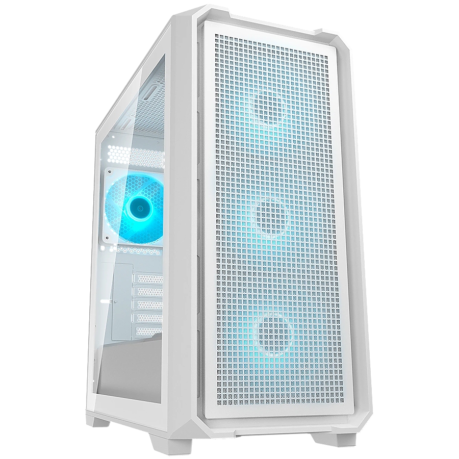 COUGAR MX600 Mini V2 PRO PC Case, Mini Tower, White