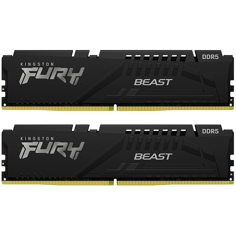 Kingston 64GB 6400MT/s DDR5 CL32 DIMM (Kit of 2) FURY Beast Black EXPO
