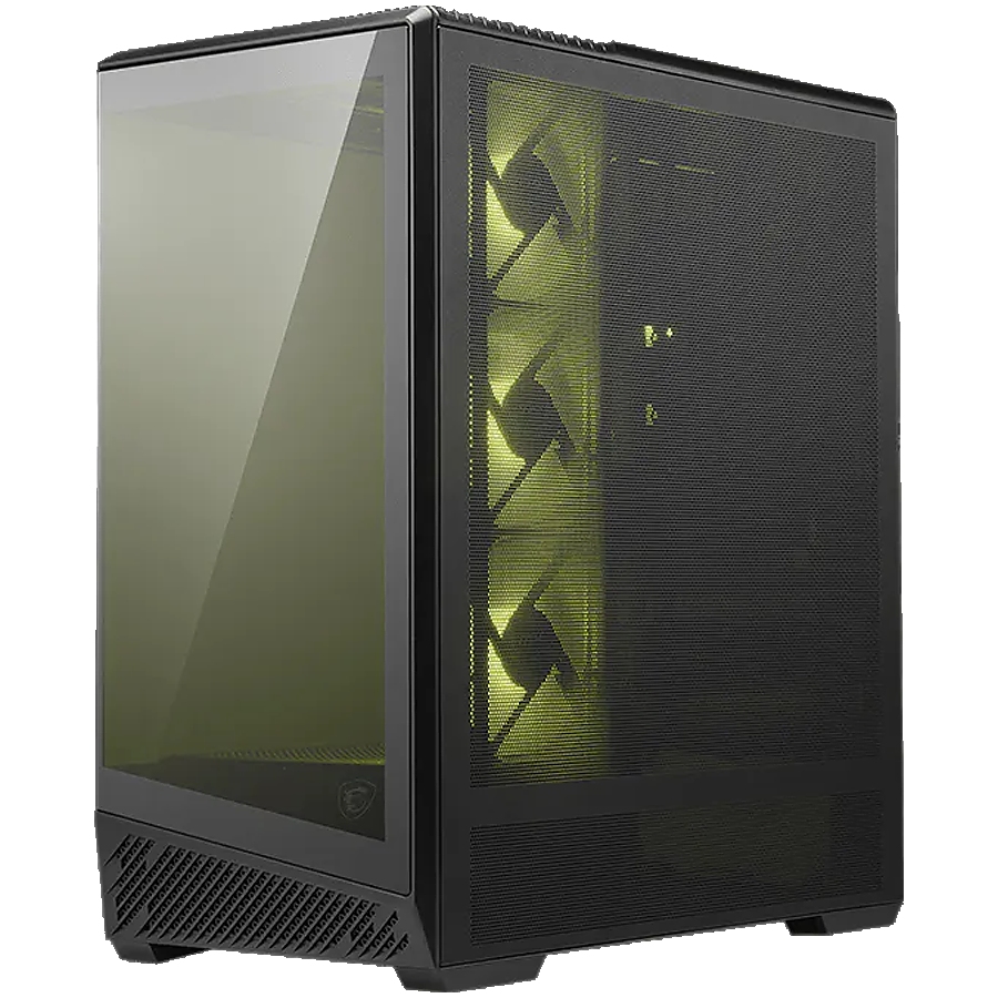 MSI MAG PANO 130R PZ, Mid-Tower, ATX(Back-connect supported)/M-ATX/ITX, 2x USB 3.2, 1x USB Type-C 20Gbs, 1x Audio/Mic, 4x 120mm ARGB Fans, Mesh Panel, Tempered Glass
