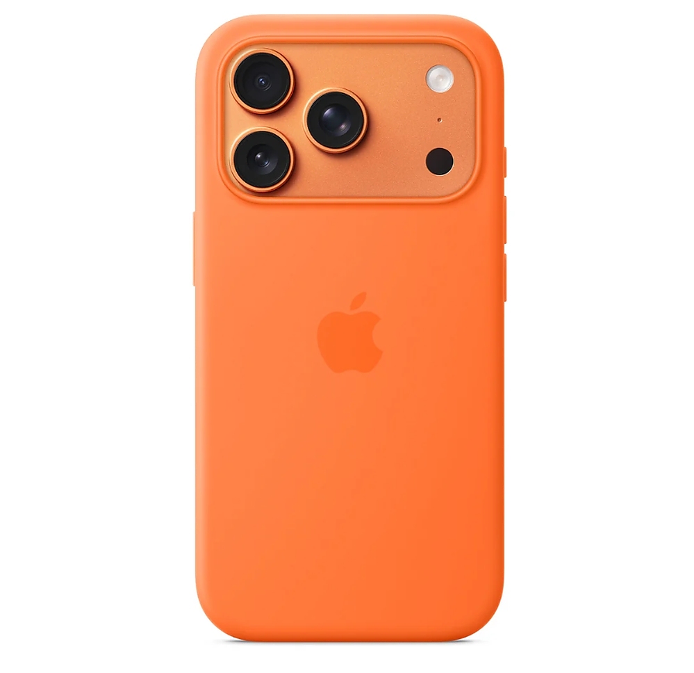 Apple iPhone 17 Pro Silicone Case with MagSafe &ndash; Orange