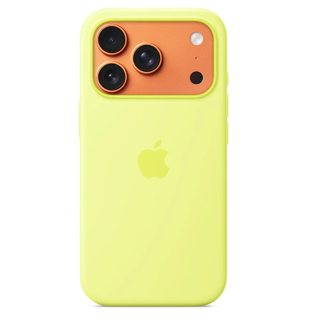 Apple iPhone 17 Pro Silicone Case with MagSafe &ndash; Neon Yellow