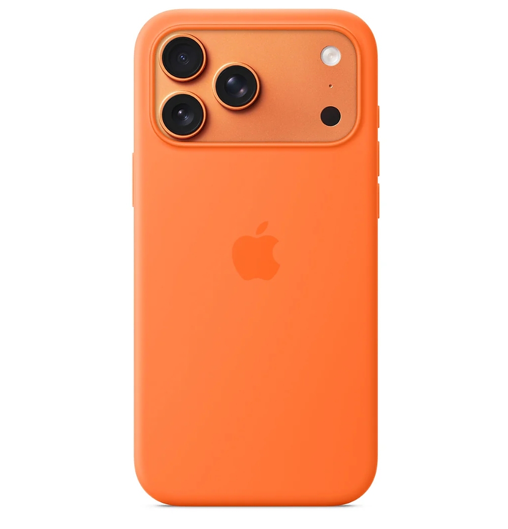 Apple iPhone 17 Pro Max Silicone Case with MagSafe &ndash; Orange