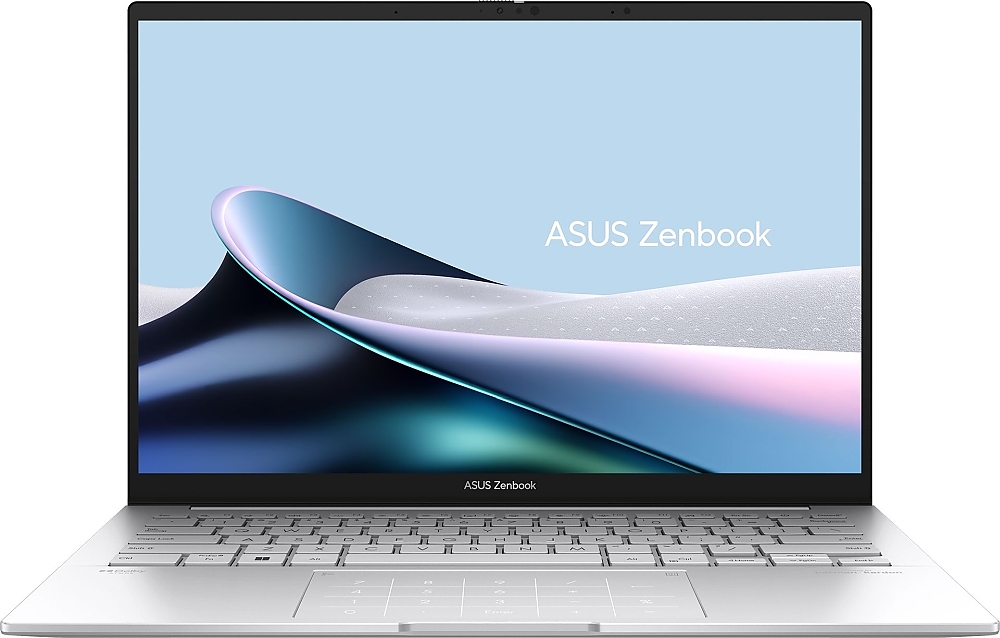 Asus Zenbook UX3405CA-ST1109NA, Intel Ultra 9 285H 2.9 GHz (24MB Cache, up to 5.4 GHz, 16 cores, 16 Threads), 14.0 OLED WQXGA+(WQ+) 2880X1800 16:10 Bend+500nits Glare , 120 Hz, LPDDR5X 32GB ( on board ),1TB&nbsp; SSD G4, No OS , Foggy Silver, no adapter