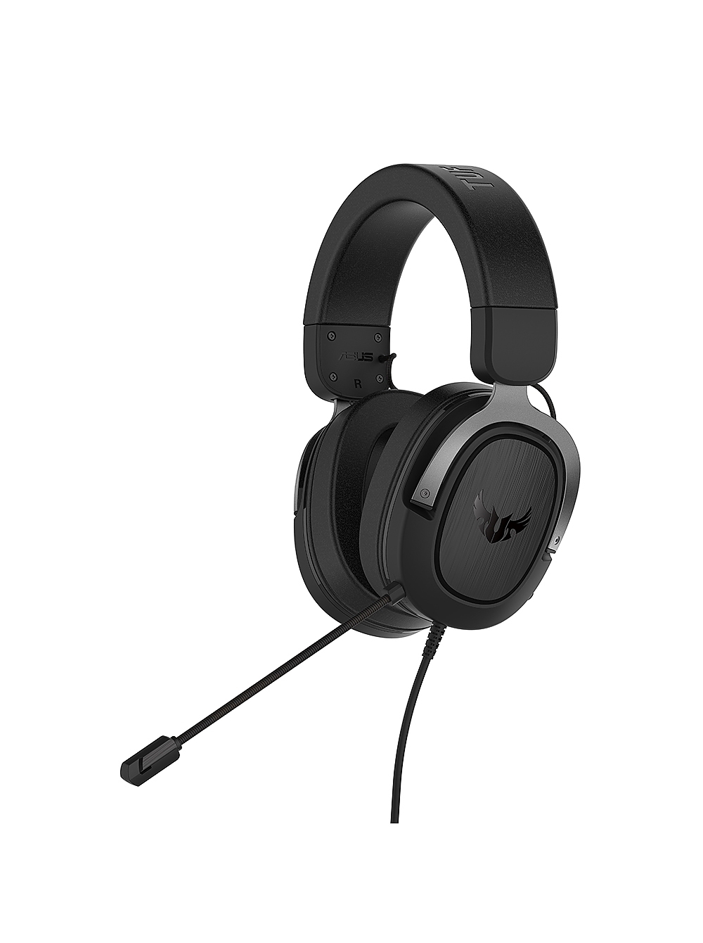 Asus TUF Gaming H3 Wired Headset(Discord Certified Mic, 7.1 Surround Sound, 50mm Drivers, Lightweight, 3.5mm, For PC, Mac, PS4, Xbox One, Switch and Mobile Devices), Black