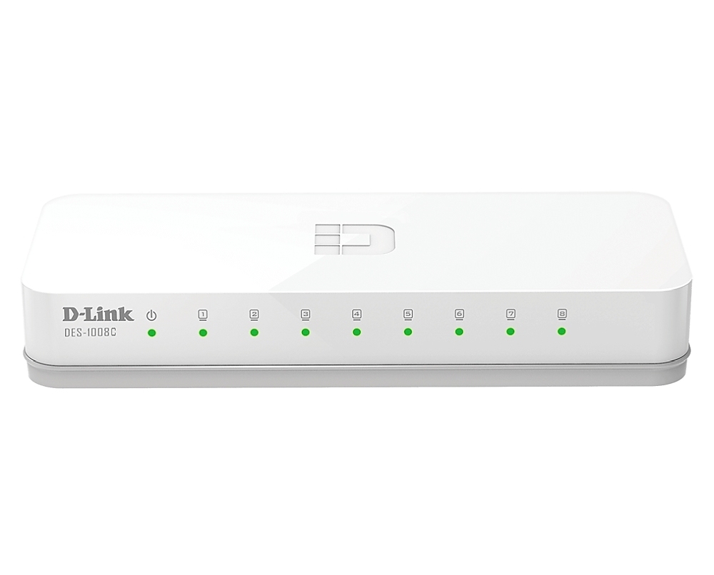 D-Link 8-Port Fast Ethernet Unmanaged Desktop Switch