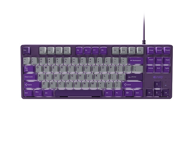 Fury Gaming Keyboard Kanabo K2, US layout, White backlight, Mechanical, Grey-Violet