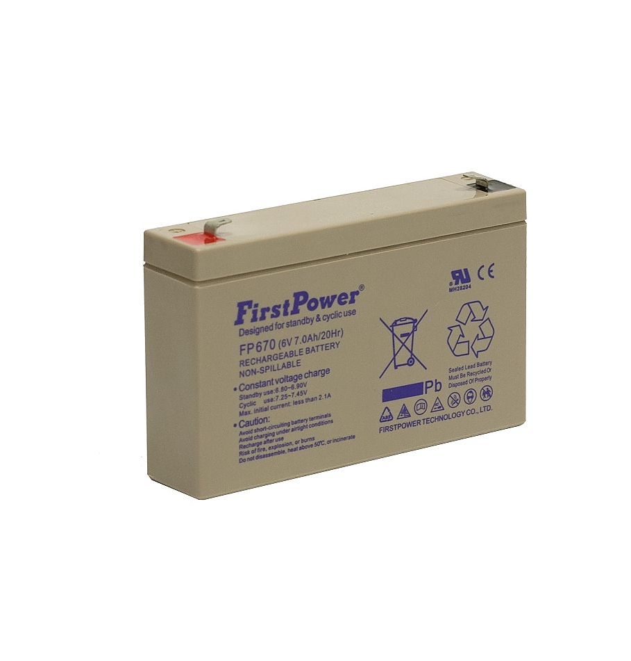 First Power FP670 7 Ah 6V
