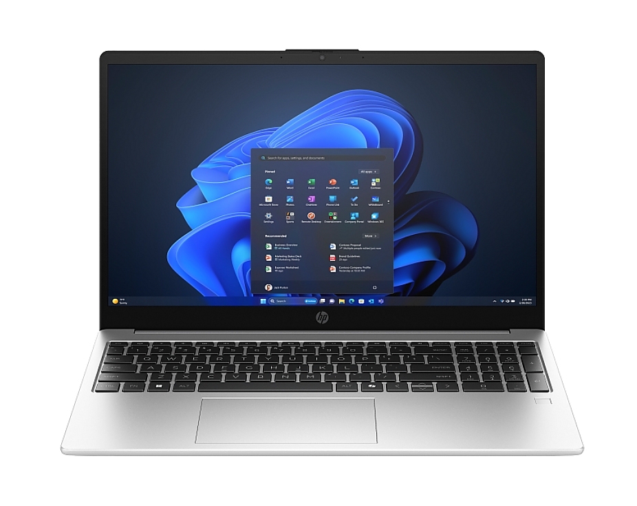 HP 250R G10 Turbo silver, Core 5-120U(up to 5Ghz/12MB/10C), 15.6" FHD AG 300nits, 16GB 3200Mhz 1DIMM, 512GB PCI SSD, Wi-Fi 6 +BT 5.2, Backlit Kbd, 3C Batt, Free Dos