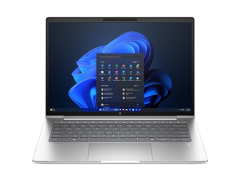 HP ProBook 4 G1iR 14" Pike Silver, Core 5 120U(up to 5Ghz/12MB/10C), 14" WUXGA AG 300nits, 16GB 5600Mhz 1DIMM, 512MB PCIe SSD, WiFi 6E + BT 5.3, FPR, Backlit Kbd, 3C Batt, Win 11 Pro, 3Y Offsite