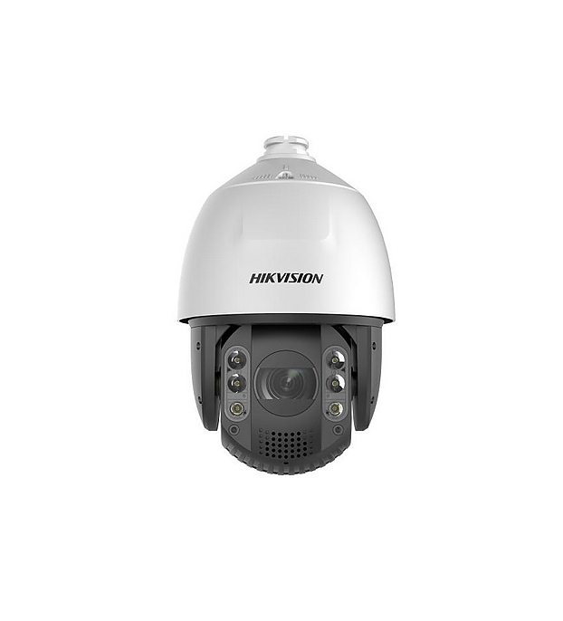 HikVision 7-inch 4 MP 32X Powered by DarkFighter IR Network Speed Dome, 5.9 mm to 188.8 mm, F1.5, IR up to 200m, H.265+, IP66, IK10, 120 dB WDR, built-in speaker, built-in memory card slot (up to 256 GB), 24Vac/Hi-PoE/42W
