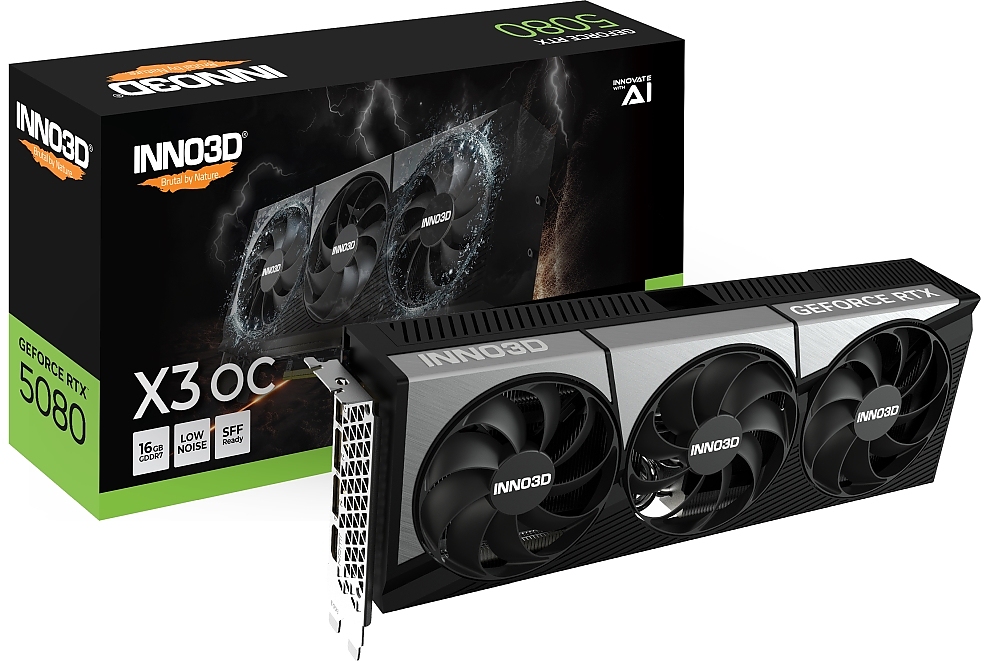 Inno3D GeForce RTX 5080 16GB GDDR7 X3 OC