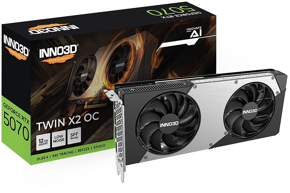 Inno3D GeForce RTX 5070 12GB GDDR7 Twin X2 OC