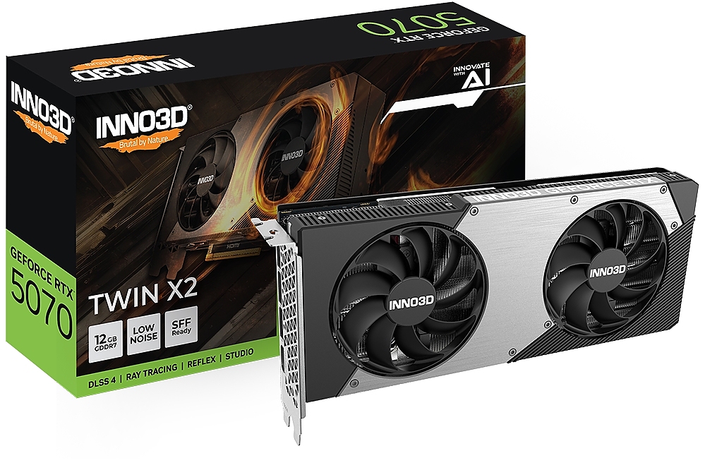 Inno3D GeForce RTX 5070 12GB GDDR7 Twin X2