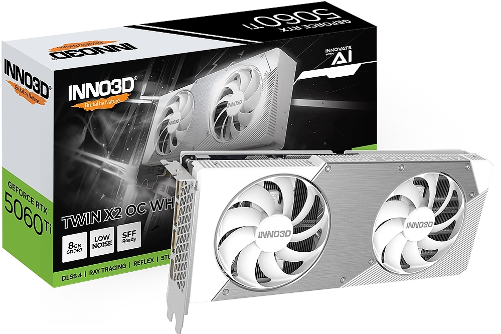Inno3D GeForce RTX 5060 Ti 8GB GDDR7 X2 OC White