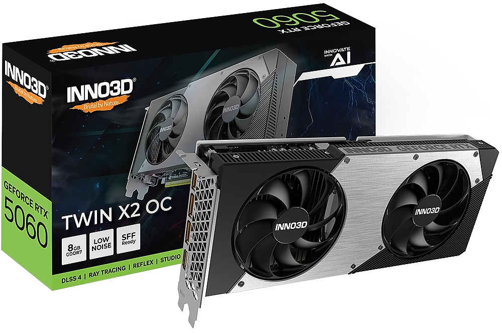 Inno3D GeForce RTX 5060 8GB GDDR7 Twin X2 OC