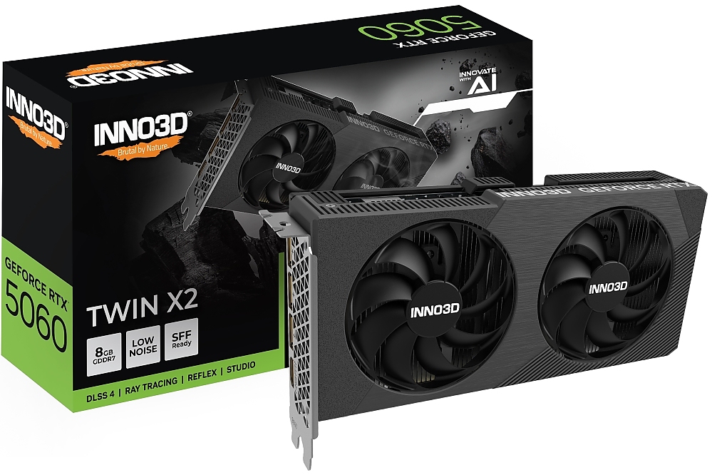 Inno3D GeForce RTX 5060 8GB GDDR7 Twin X2