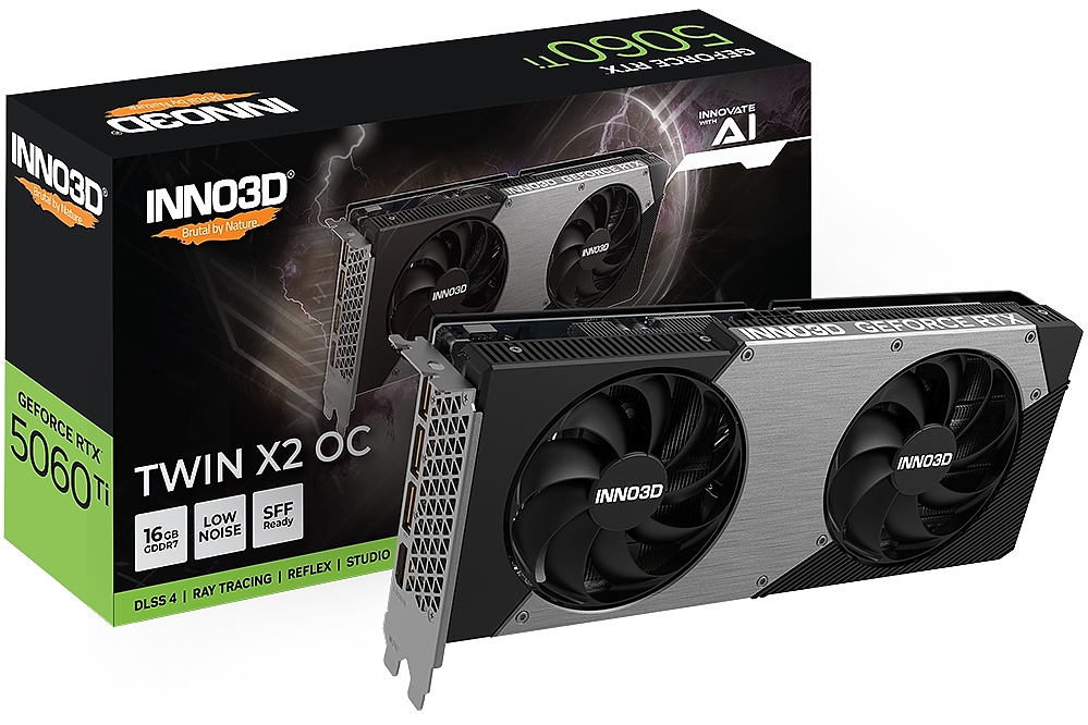 Inno3D GeForce RTX 5060 Ti 16GB GDDR7 Twin X2 OC
