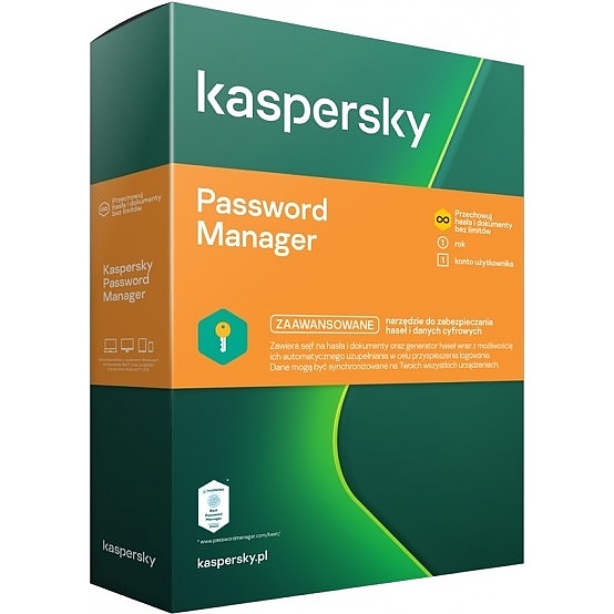 Kaspersky Cloud Password Manager Eastern Europe Edition. 1-User 1 year Base Download Pack
