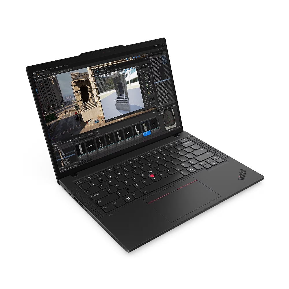 Lenovo ThinkPad P14s G5 AMD Ryzen 7 PRO 8840HS (up to 5.1GHz, 16MB), 32GB (16+16) DDR5-5600, 1TB SSD, 14" WUXGA (1920x1200) IPS AG, AMD Radeon 780M Graphics, NPU up to 16 TOPS, 5MP&IR Cam, Backlit KB, WLAN, BT, 4 cell, FPR, SCR, Win11Pro, 3Y Premier