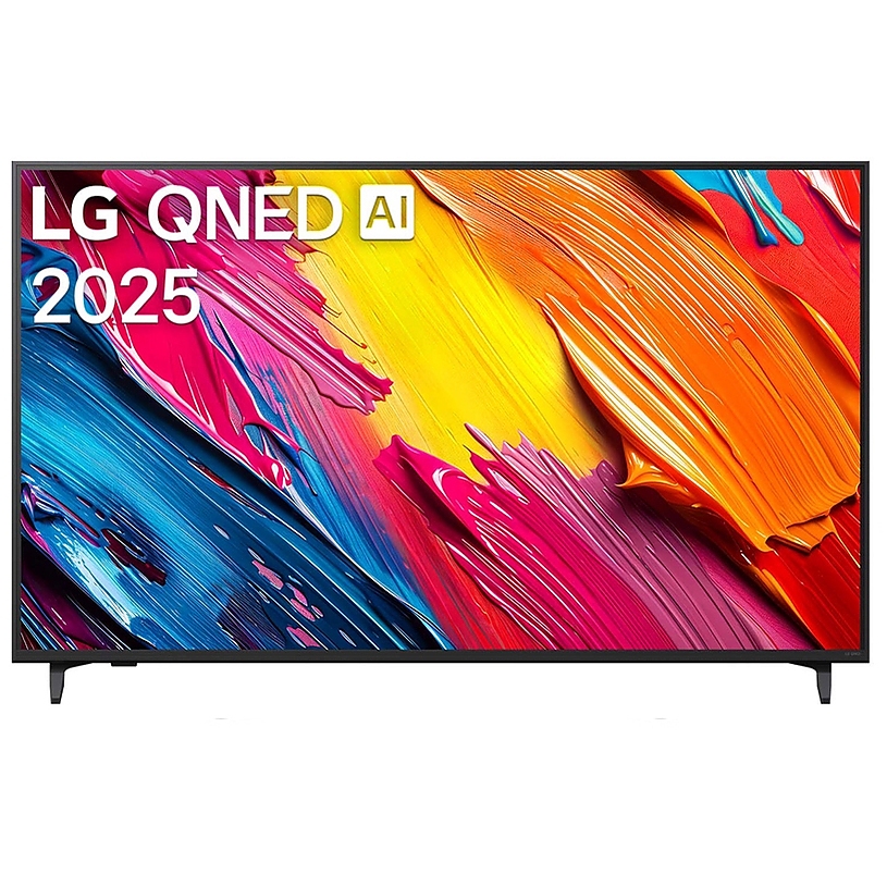 LG 55QNED70A6A, 55" 4K QNED HDR Smart TV, 3840x2160, DVB-T2/C/S2, Alpha 7 AI Processor, HDR10 / HLG, webOS 25 ThinQ, VRR / ALLM / HGiG, 4K Upscaling, WiFi 5, Voice ID, Bluetooth 5.0, AirPlay 2, LAN, CI, HDMI, SPDIF, Google Cast, 2 pole Stand