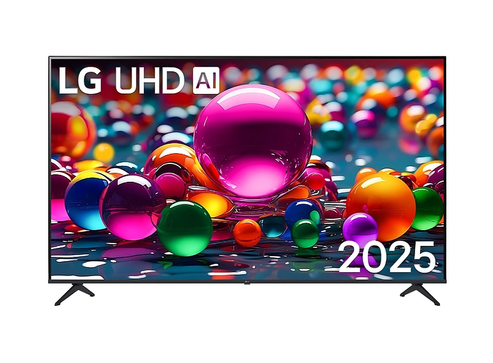 LG 75UA75006LA, 75" 4K UltraHD TV 4K (3840x2160), DVB-T2/C/S2, webOS 25 Smart, ThinQ AI, ?7 AI, WiFi, HDR10 pro, HLG, ALLM/HGiG, 4K Upscaling, AI Sound pro, Multiple View, HDMI eARC, LAN, USB, Bluetooth, Google Cast, 2 Pole Stand, Black