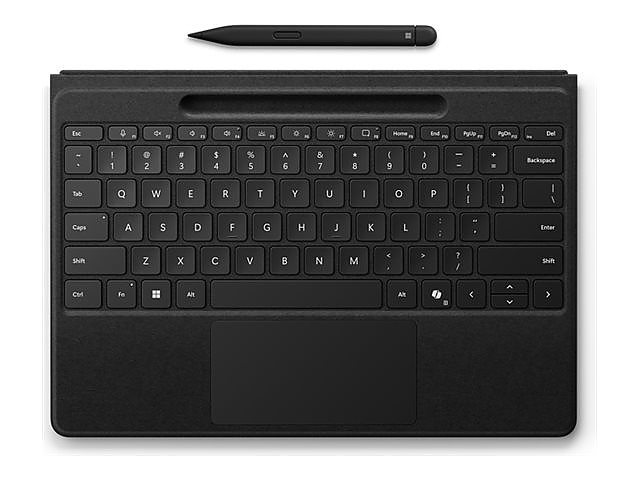 Microsoft Surface Pro Flex Keyboard + Surface Slim Pen Bundle Eng Intl CEE Commercial Alcantara Black