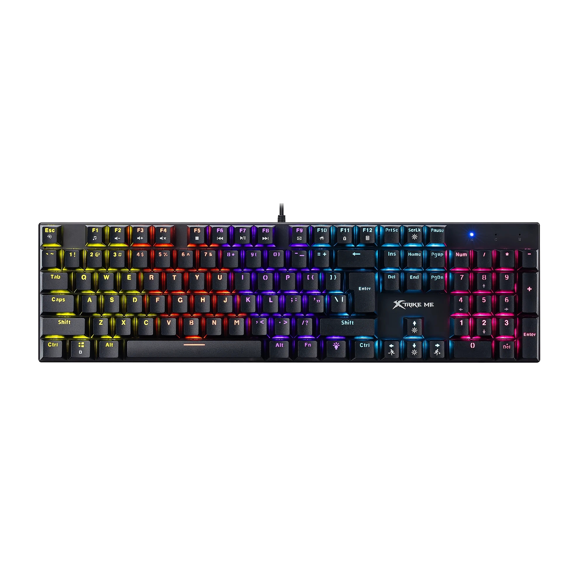 Xtrike ME геймърска механична клавиатура Gaming Mechanical keyboard 104 keys - GK-803 EN (English US)