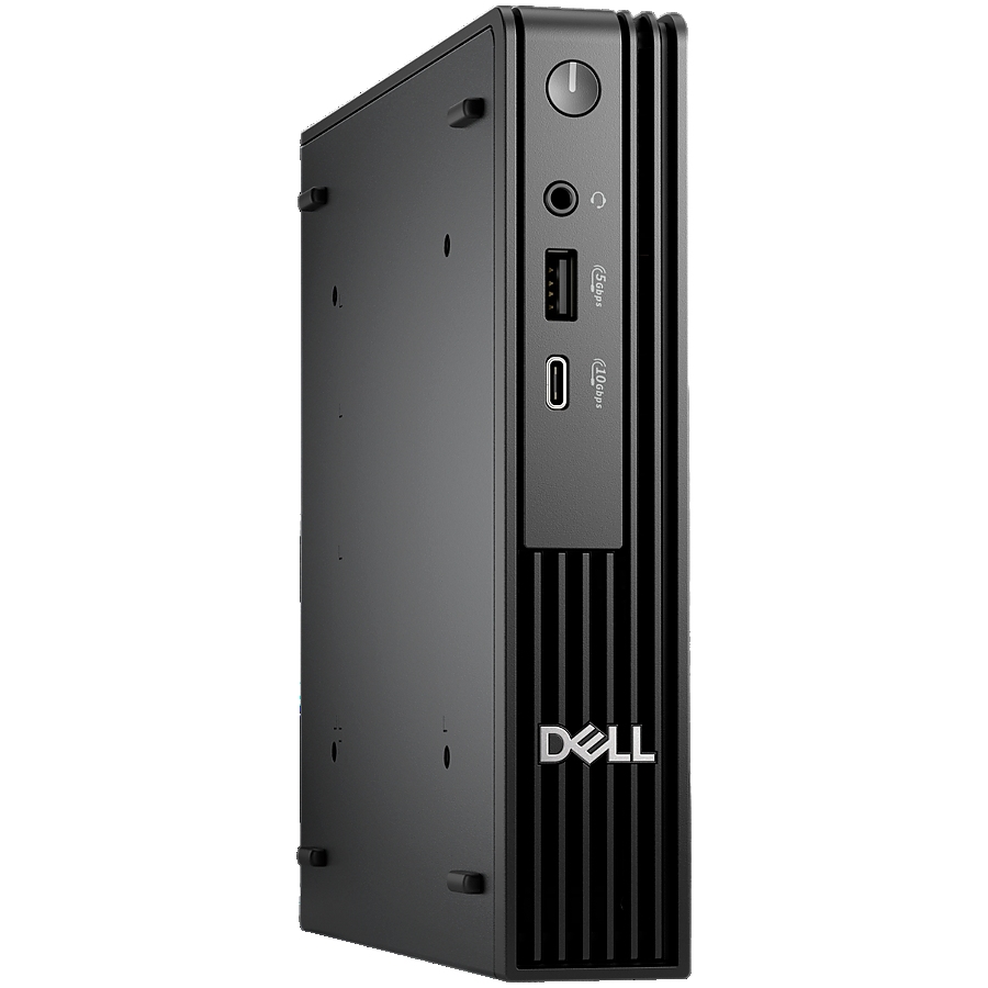 Dell Pro Micro (QCM1250), Intel Core i3-14100T(4C, 8T, 12MB, up to 4.4GHz), 8GB(1x8GB) DDR5, 512GB M.2 SSD, Integrated Graphics, WiFi+BT, BG KBD+Mouse, Ubuntu, 3Y ProSupport