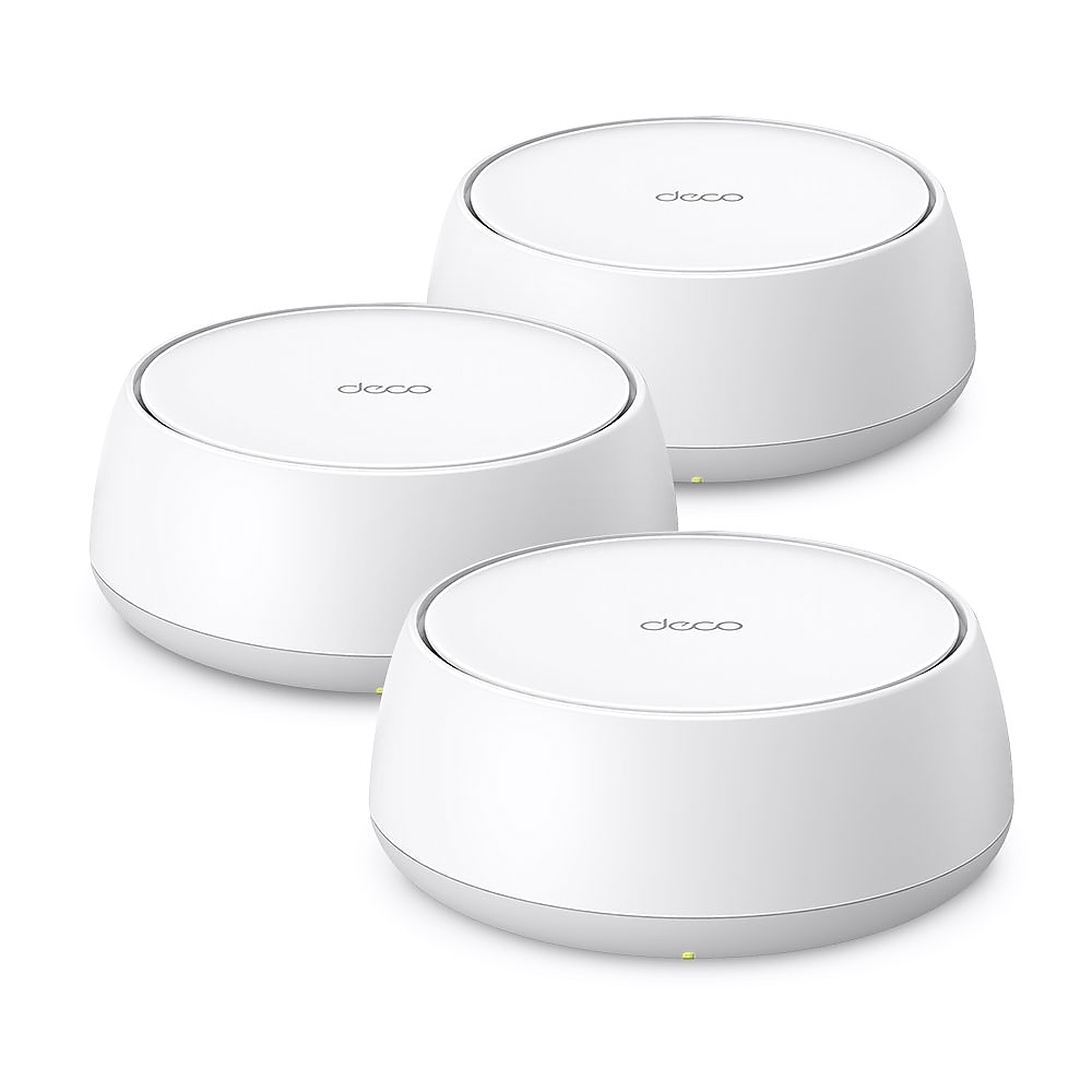 Безжичен рутер TP-LINK Deco BE25(3-pack), BE3600, 2x 2.5GbE, Wi-Fi 7