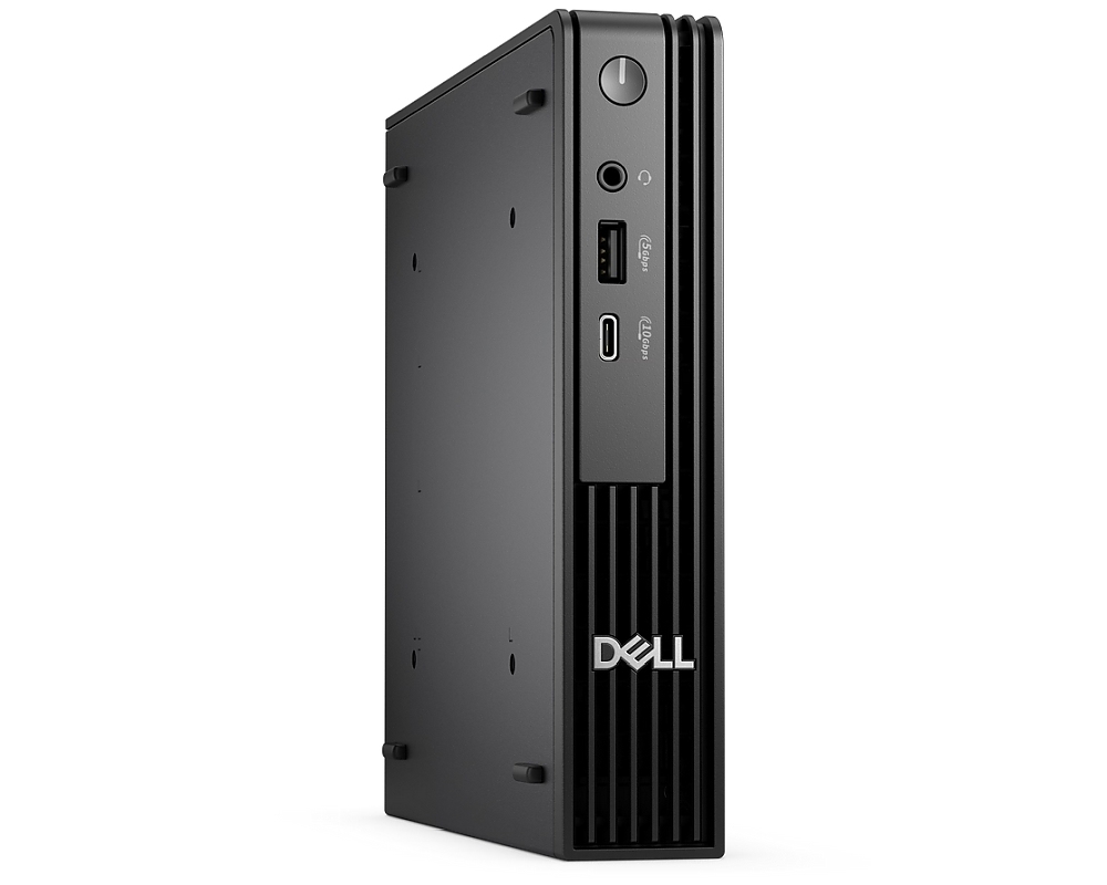 Dell Pro Micro QCM1250, Intel Core Ultra 7 265T (13 TOPS NPU, 20cores, up to 5.3GHz), 16 GB: 1 x 16 GB, DDR5, up to 5600 MT/s, 512GB SSD TLC, Wi-Fi 6E, Bulgarian Keyboard&Mouse, 180W, Win 11 Pro, 3Y PS
