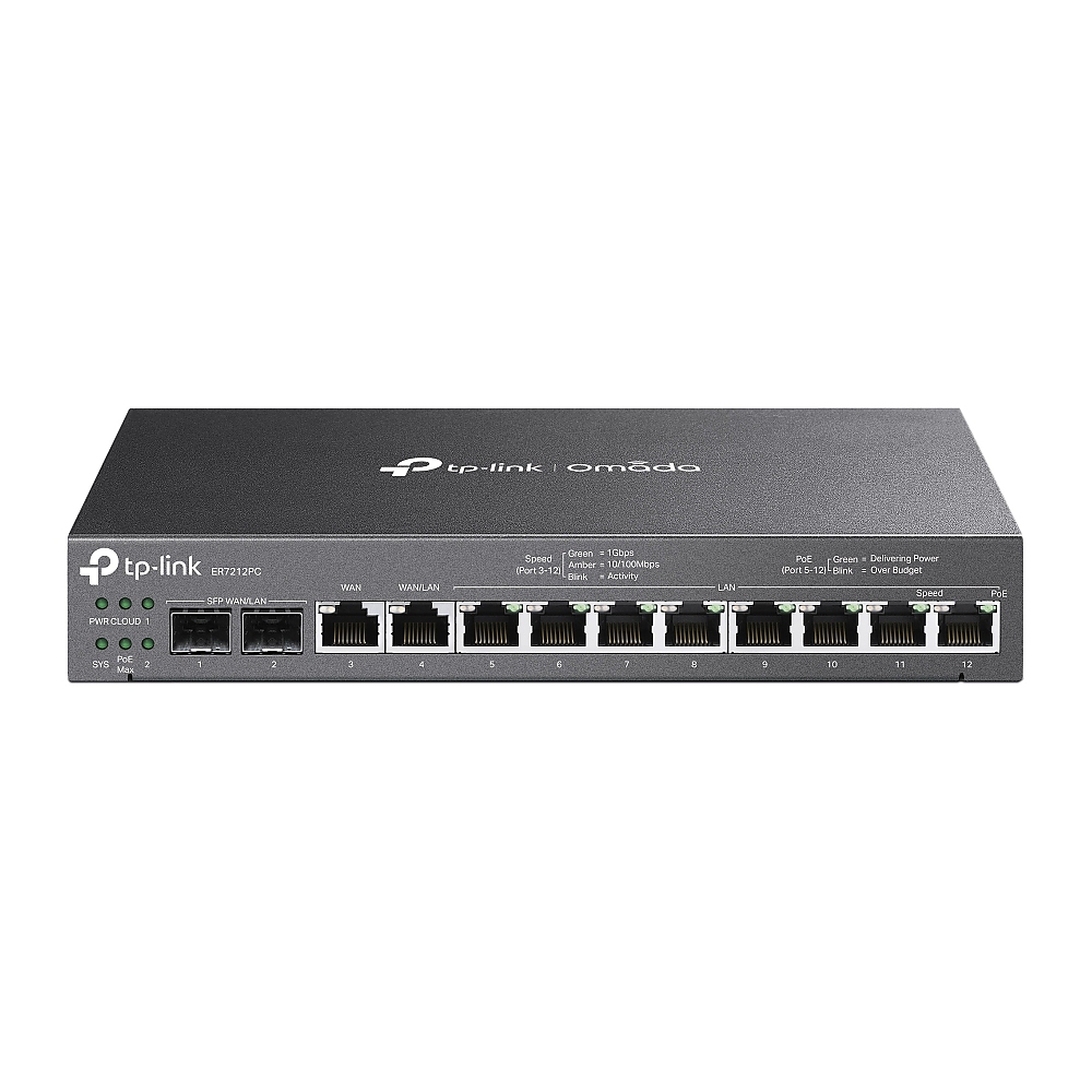 Рутер TP-Link ER7212PC, 3 в 1 VPN  рутер, Omada