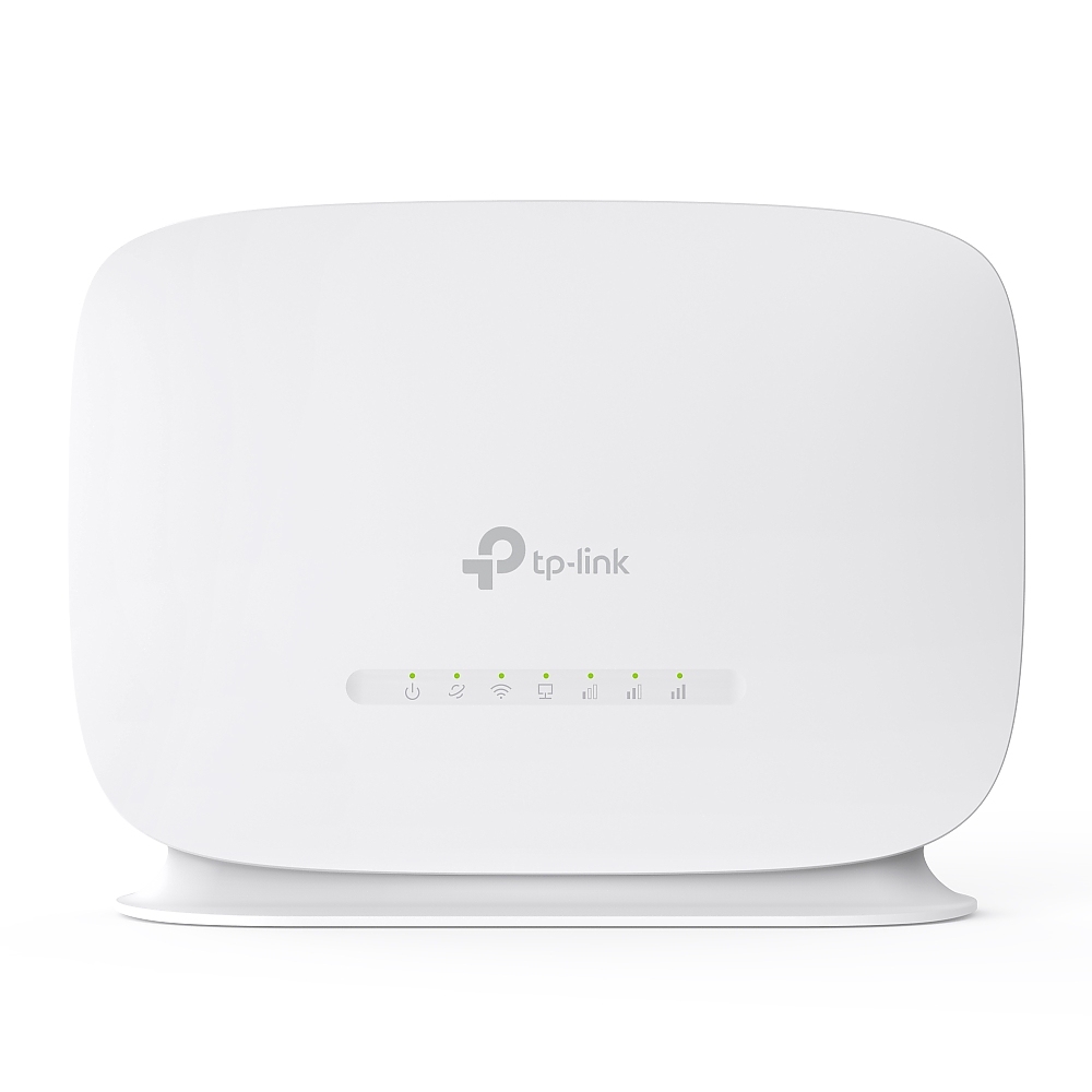 Безжичен рутер TP-LINK TL-MR105, N300, 4G LTE, 2 вътрешни WiFi антени, настолен