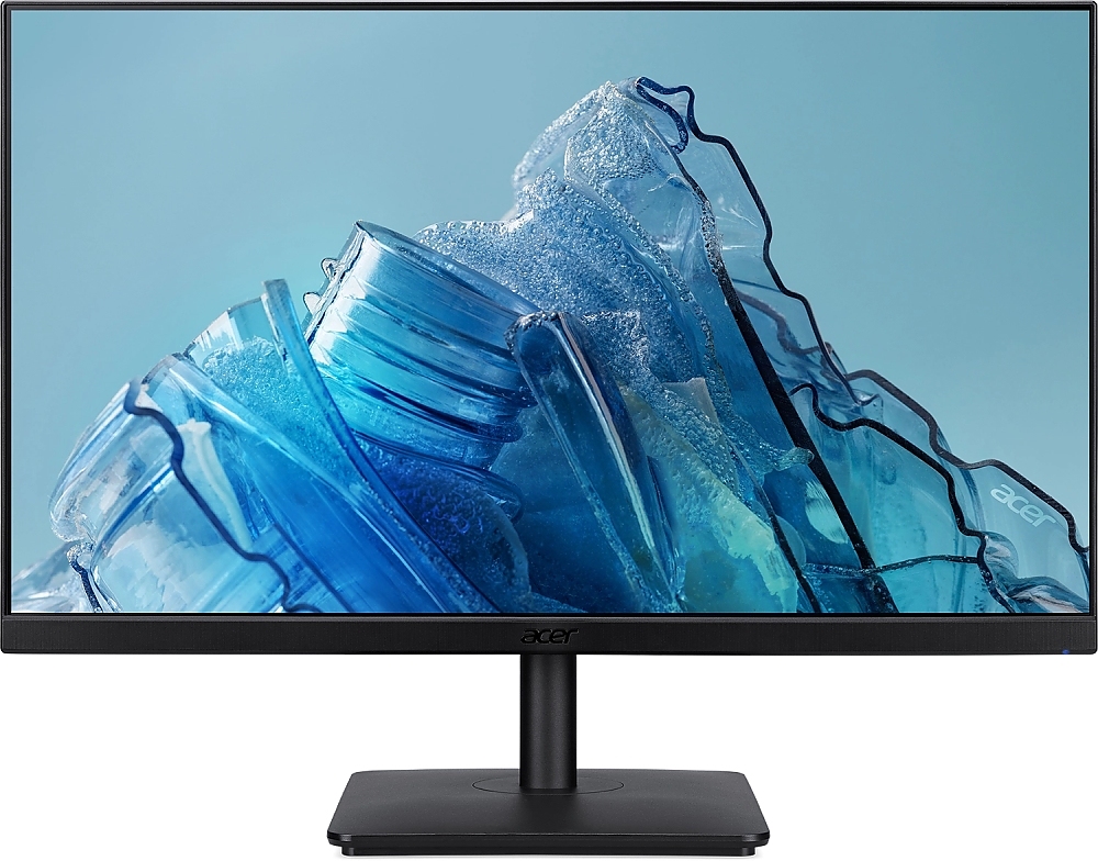 Acer Vero V247YEbiv, 23.8" ZeroFrame IPS LED (1920x1080), 100Hz, 4ms 100M:1 ACM 250nits, VGA,Tilt, HDMI, FreeSync, TCO Black Acer EcoDisplay, 3Y