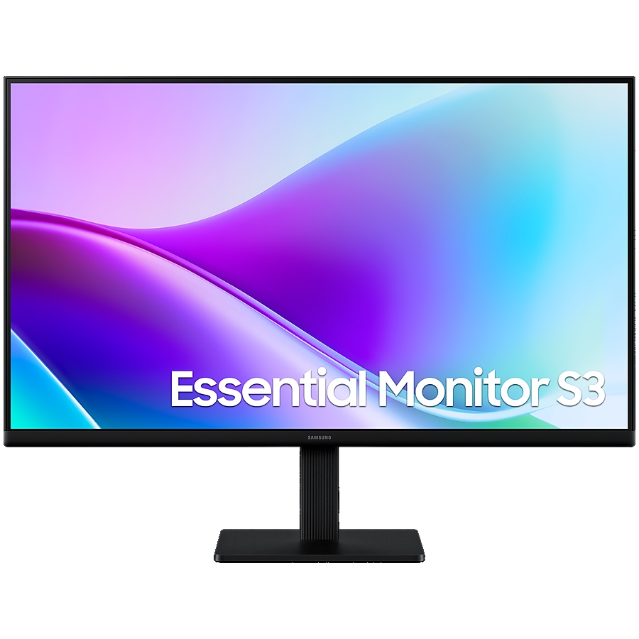 Monitor LED Samsung Essential S3 LS27F320GAUXEN 27", 1920x1080, FHD, 120Hz, IPS AG, 16:9, 1000:1, 250 cd/m2, 5ms, 178/178, HDMI x2, Flicker-free, Eye Saver Mode, VESA Mount (100x100), Tilt, Super Slim Design, 3Y