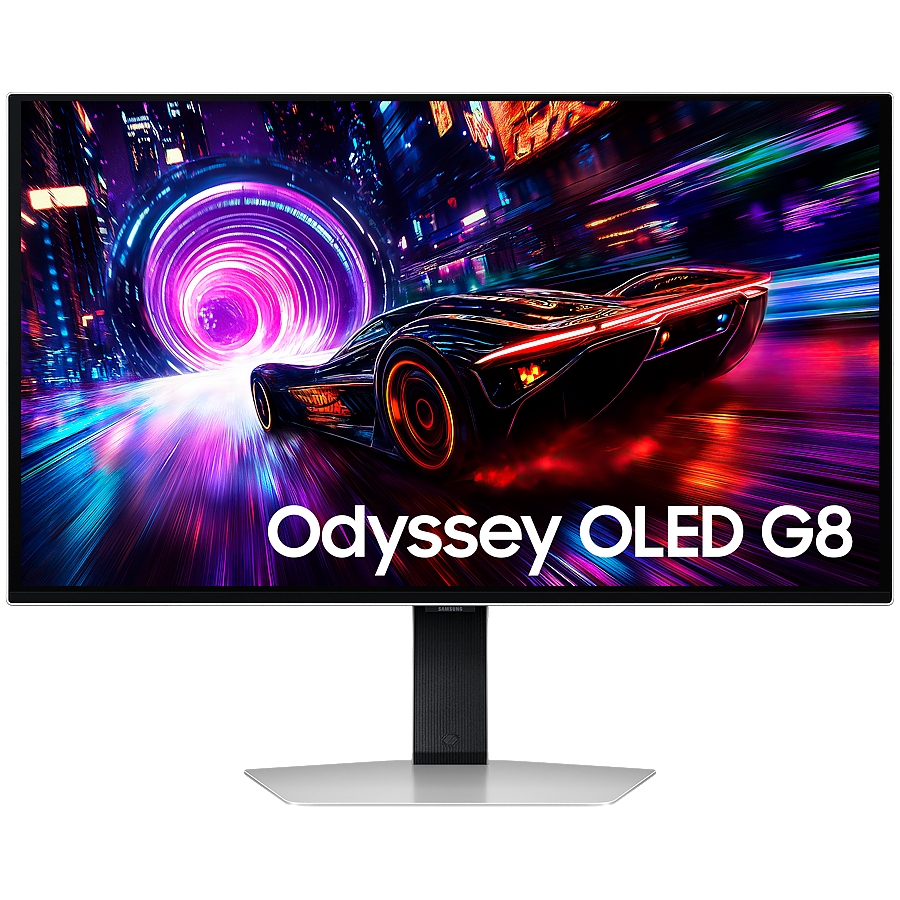 Monitor LED Samsung LS27FG810SUXEN G81SF, 27" 4K UHD FLAT 16:9 (3840x2160) OLED 240Hz, 250 cd/m2, 1,000,000:1, 0.03ms, 178/178, 1xDP, 2xHDMI, USB-Hub, 2xUSB Type-A, 3.5 Jack, Tilt/Pivot/Swivel/HAdj (120mm), VESA 100x100, 2Y