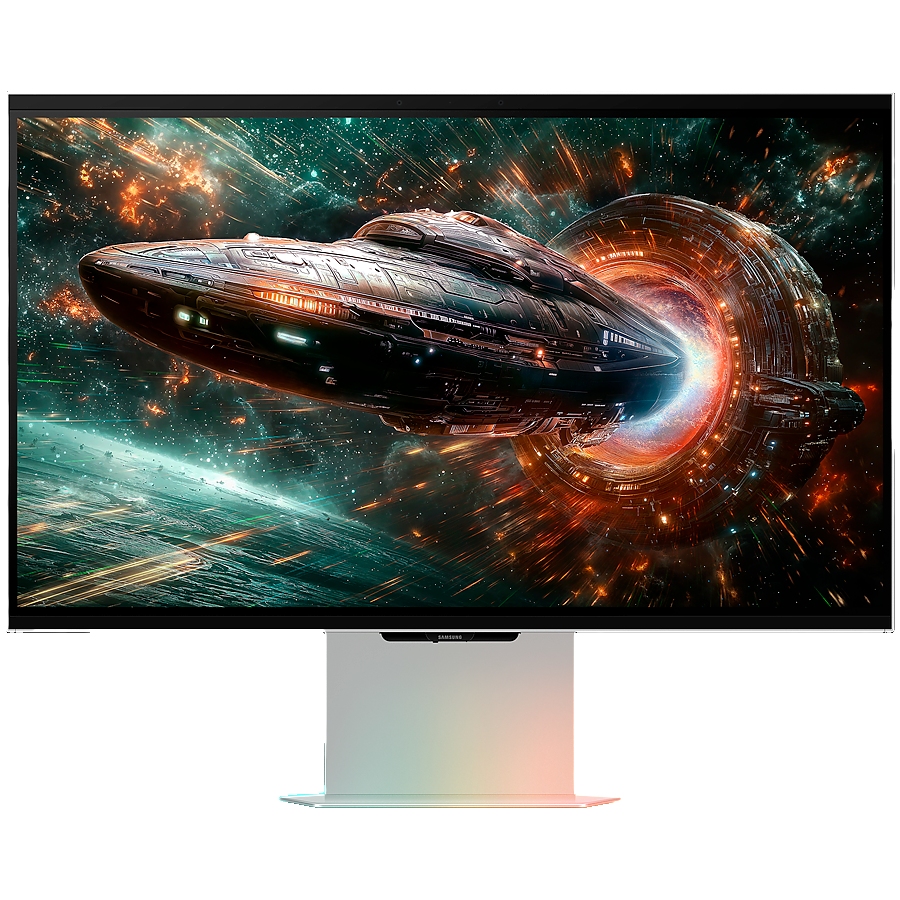 Monitor LED Samsung LS27FG900XUXEN Odyssey 3D G90XF, 27'' 4K UHD FLAT 16:9 (3840x2160) IPS 165Hz, 350 cd/2, 1000:1, 1ms (GTG), 178/178, HDR10+/FS Premium/G-Sync, 2xHDMI 2.1 1xDP 1.4, 3D Glasses-Free, Edge Lighting, Tilt/Pivot/Swivel/HeightAdj (120mm), VES